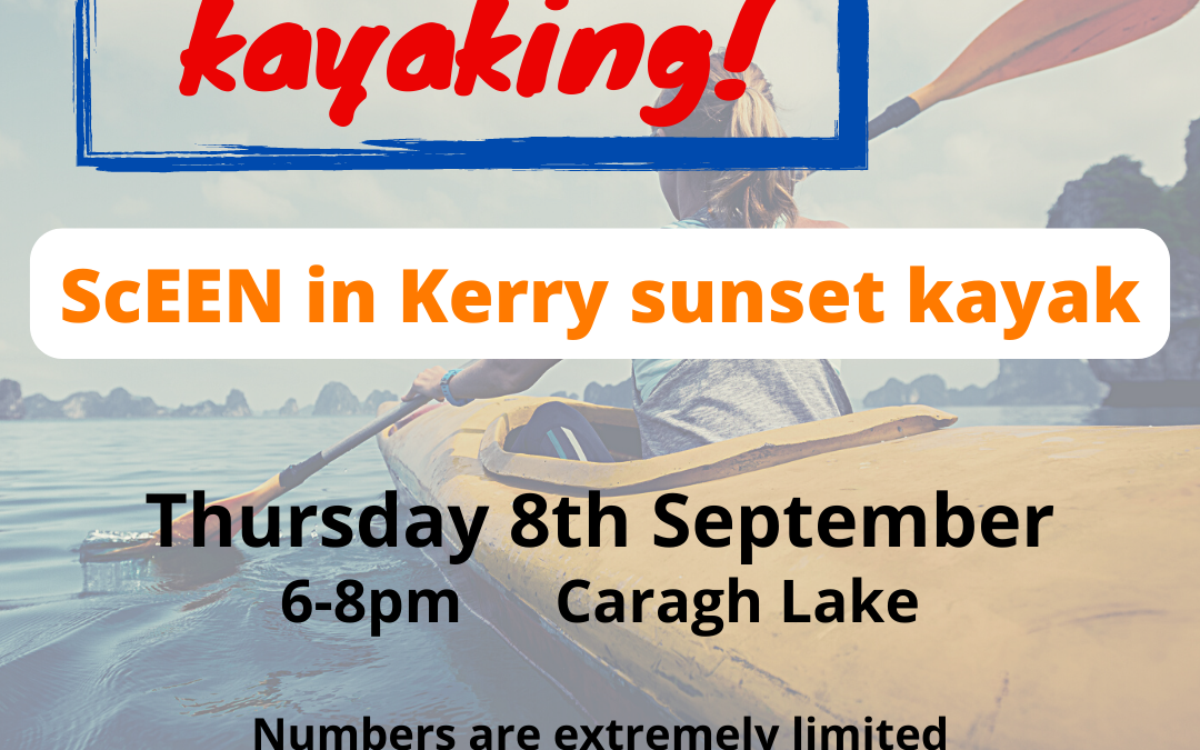 ScEEN in Kerry sunset kayaking September 2022